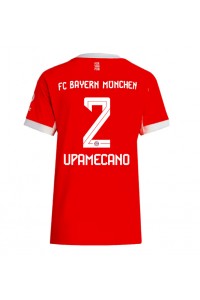 Bayern Munich Dayot Upamecano #2 Jalkapallovaatteet Naisten Kotipaita 2025-26 Lyhythihainen